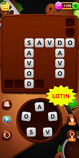 Crucigrama de juego de palabras